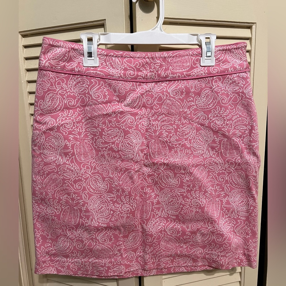 Vineyard Vines Pink Patterned Women's Skirt